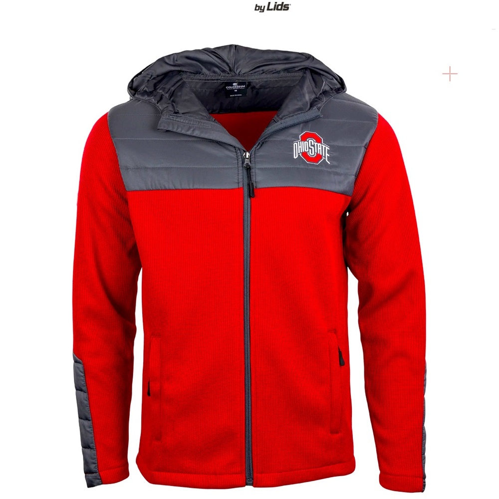 Men’s Collosseum The Ohio State University Hooded Full Zip jacket